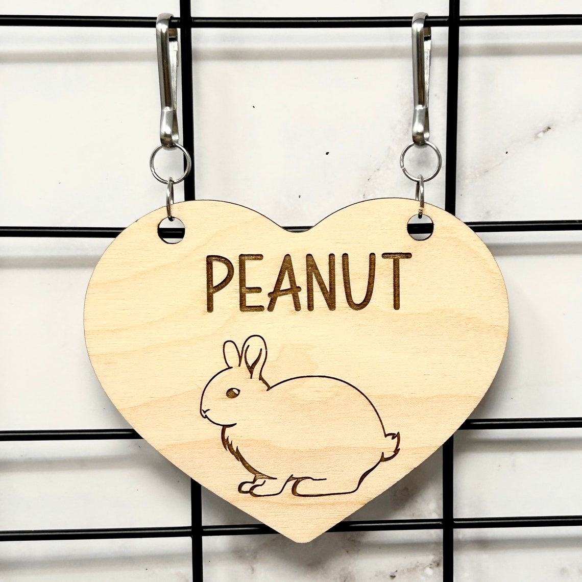 Name Sign For Rabbit Dwarf Rabbit, Bunny Name Tag, Rabbit Name Tag, Bunny Accessories for ...
