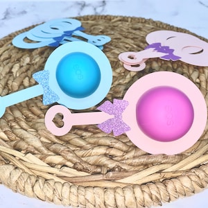 Eos Baby Shower Favors, Rattle, Eos Lip Balm Favor, baby shower lip balm, Eos lip balm baby shower, Eos lip balm holder, Gender Reveal Favor