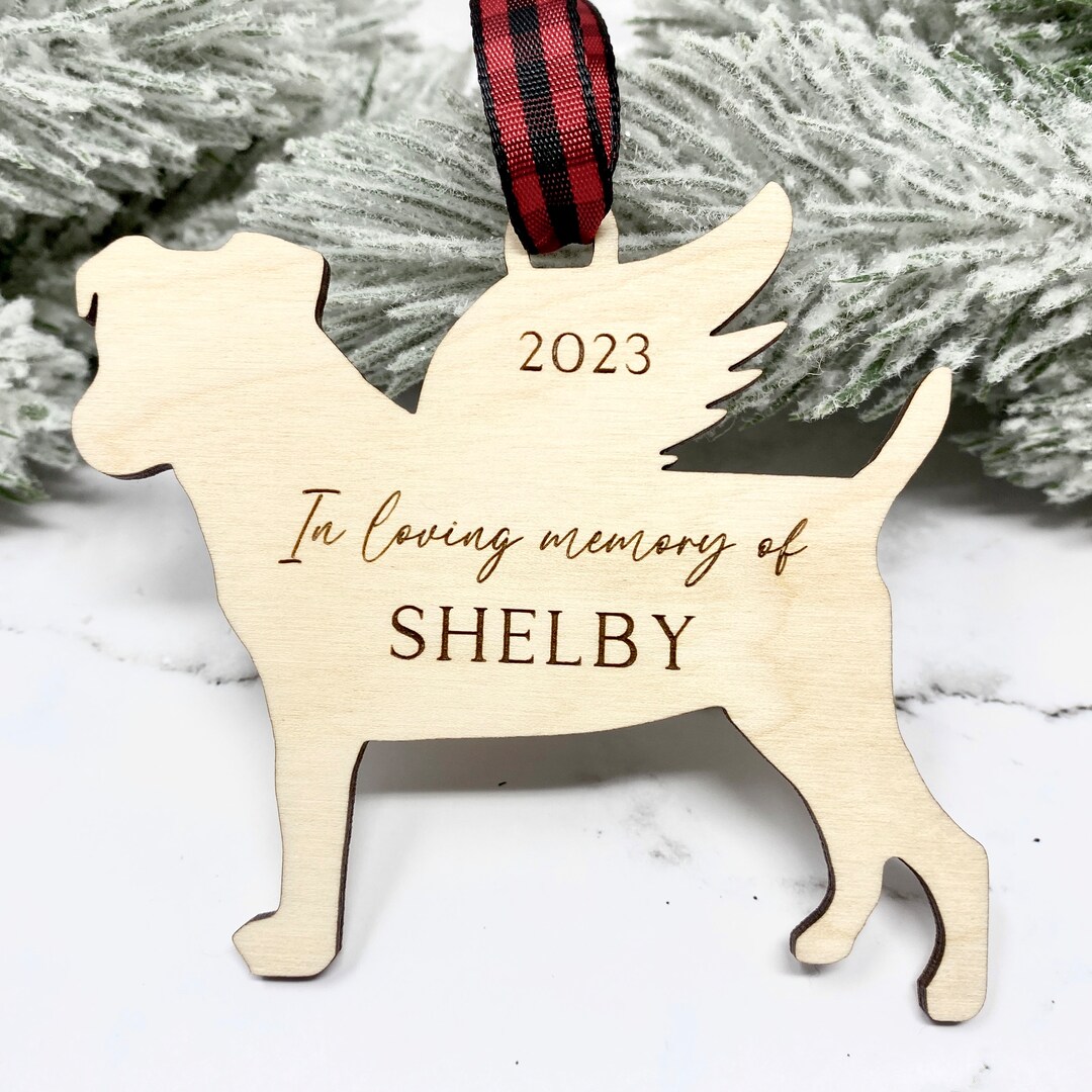 Jack Russell Memorial Ornament, Jack Russell Terrier Ornament, Jack