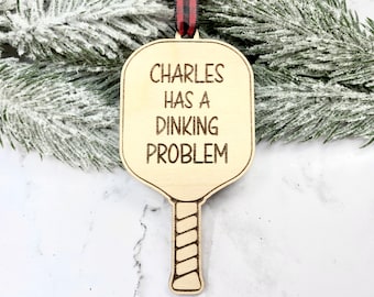 Pickleball Ornament, Pickleball Paddle, Pickleball Gifts, Pickleball Gifts Funny, Pickleball Gifts for Him, Pickleball Lover