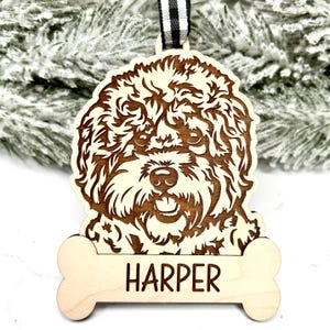 Cavapoo Ornament, Cavapoo Christmas Ornament, Cavapoo Mom, Cavapoo Dad, Cavapoo Gifts, Personalized Cavapoo, Cavapoo Decor, Cavapoo Gifts, poodle ornament, poodle mom, poodle gifts