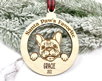 Frenchie Ornament, French Bulldog Ornament, Bulldog Christmas Ornament, Frenchie Mom Gifts, Frenchie Dad, French Bulldog Gift, Frenchie Mom