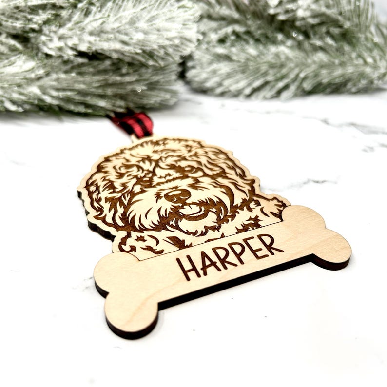 Cavapoo Ornament, Cavapoo Christmas Ornament, Cavapoo Mom, Cavapoo Dad, Cavapoo Gifts, Personalized Cavapoo, Cavapoo Decor, Cavapoo Gifts, poodle ornament, poodle mom, poodle gifts