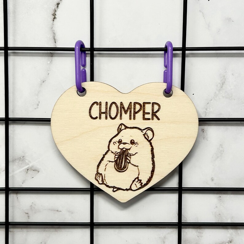 Gallery Detail: Hamster Cage Sign Hamster Accessories Hamster Decor Hamster Gifts