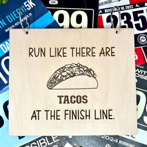 Marathon Bib Holder, Marathon Runner Gift, Race Bib Holder,  Racing Bib Holder, Half Marathon Gift, Running Bib, Marathon Bib Binder