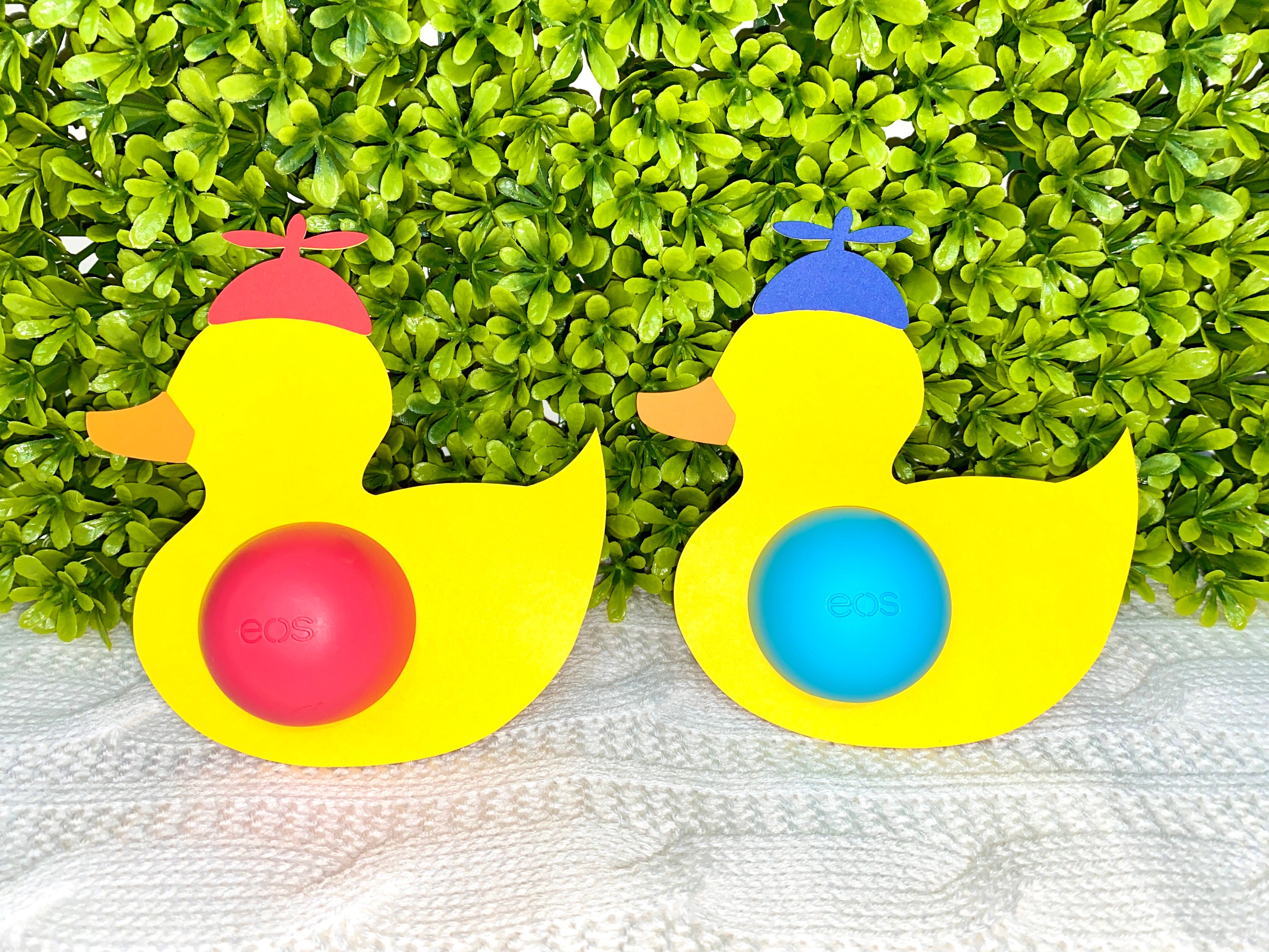 Eos Lip Balm Favor Rubber Duckies Baby Shower Lip Balm Eos Etsy