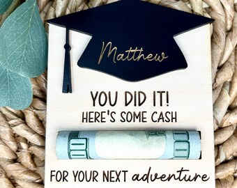 Graduation Money Holder, Graduation Gift, graduation money holder personalized, Graduation Cash Holder,  College Graduation Gifts, Grad Gift