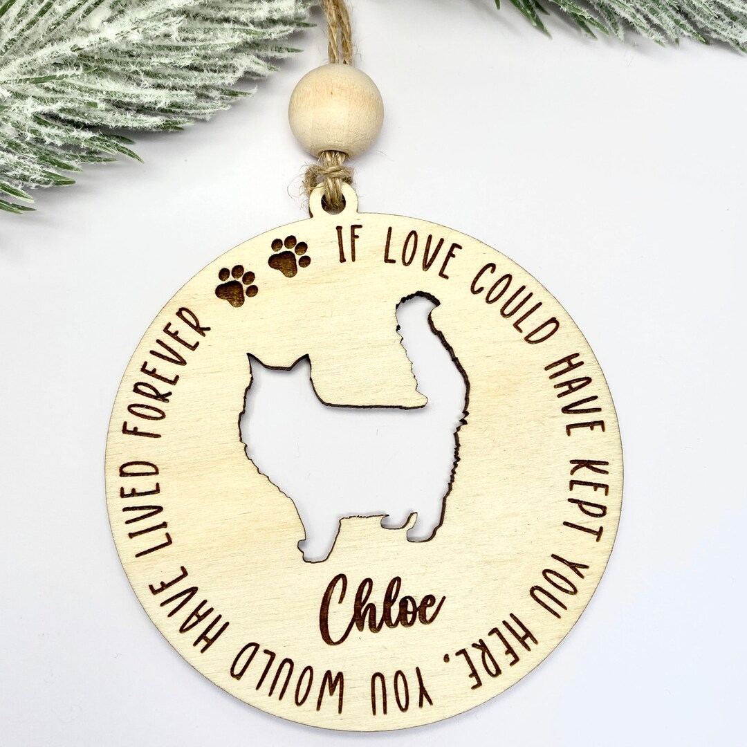 Cat Memorial Ornament Cat Sympathy Gift Cat Loss Ornament - Etsy