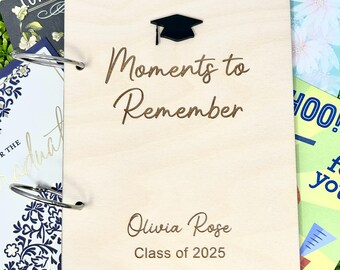 Graduation Card Keeper, Graduation Keepsake Binder, Card Organizer for Graduates, Senior Graduation Gift, Graduation Memory Book