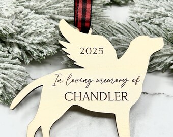 Herdenkingsornament labrador, labradorvleugels, labmonument, geschenk huisdier verlies, ornament engel hond, labrador retriever, labrador geschenken, hout