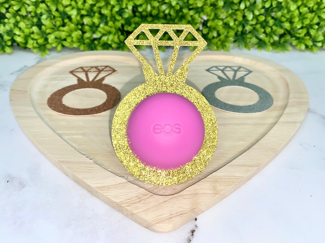 Bridal Shower Lip Balm Favor EOS Lip Balm Holder Diamond Etsy