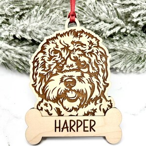 Cavapoo Ornament, Cavapoo Christmas Ornament, Cavapoo Mom, Cavapoo Dad, Cavapoo Gifts, Personalized Cavapoo, Cavapoo Decor, Cavapoo Gifts, poodle ornament, poodle mom, poodle gifts