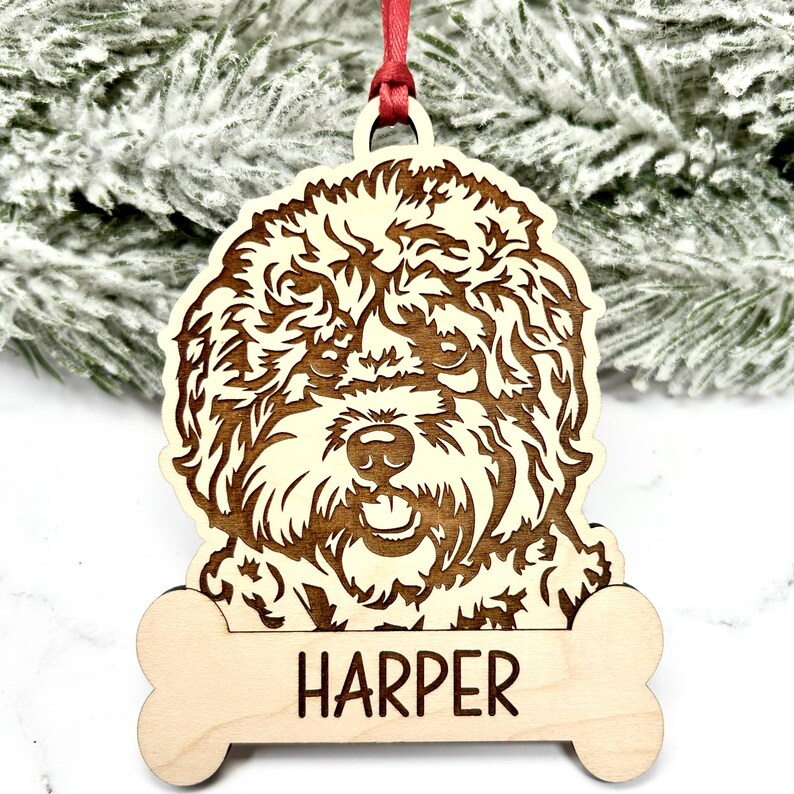Cavapoo Ornament, Cavapoo Christmas Ornament, Cavapoo Mom, Cavapoo Dad, Cavapoo Gifts, Personalized Cavapoo, Cavapoo Decor, Cavapoo Gifts, poodle ornament, poodle mom, poodle gifts