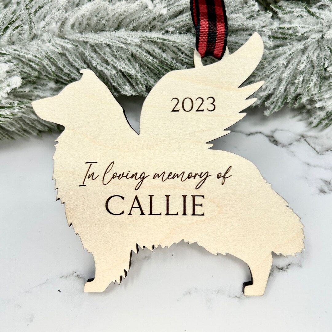 Shetland Sheepdog Memorial Ornament, Shetland Sheepdog Ornament