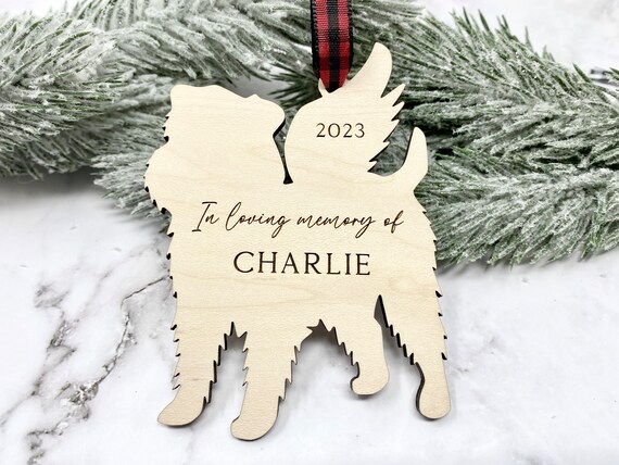 Ornament - Brussels Griffon Dog Raw Wood Ornament - Brussels Griffon Dog Raw Wood