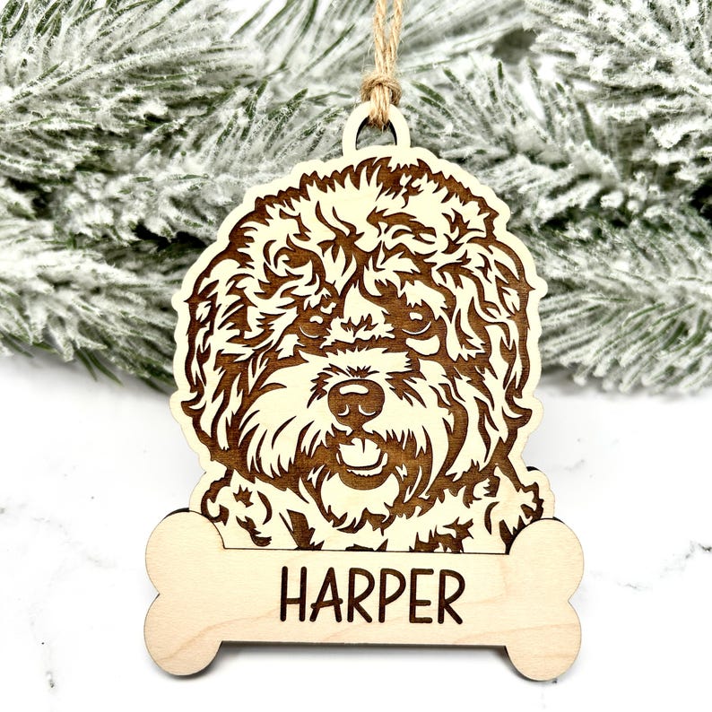 Cavapoo Ornament, Cavapoo Christmas Ornament, Cavapoo Mom, Cavapoo Dad, Cavapoo Gifts, Personalized Cavapoo, Cavapoo Decor, Cavapoo Gifts, poodle ornament, poodle mom, poodle gifts