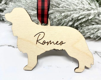 Cavalier King Charles-ornament, Cavalier King Charles-cadeaus, Cavalier King Charles-spaniël, moeder, vader, gepersonaliseerd, houten ornament