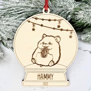 Hamster Ornament, Hamster Accessories, Hamster Decoration, Hamster Gift, Hamster Items, Hamster Mom, Dad, Personalized, Wood, Hamster Items