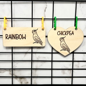 Cockatiel Cage Sign, Cockatiel Decor, Cockatiel Gifts, Cockatiel Lovers, Personalized Cage Sign, Cockatiel Mom, Cockatiel Sign