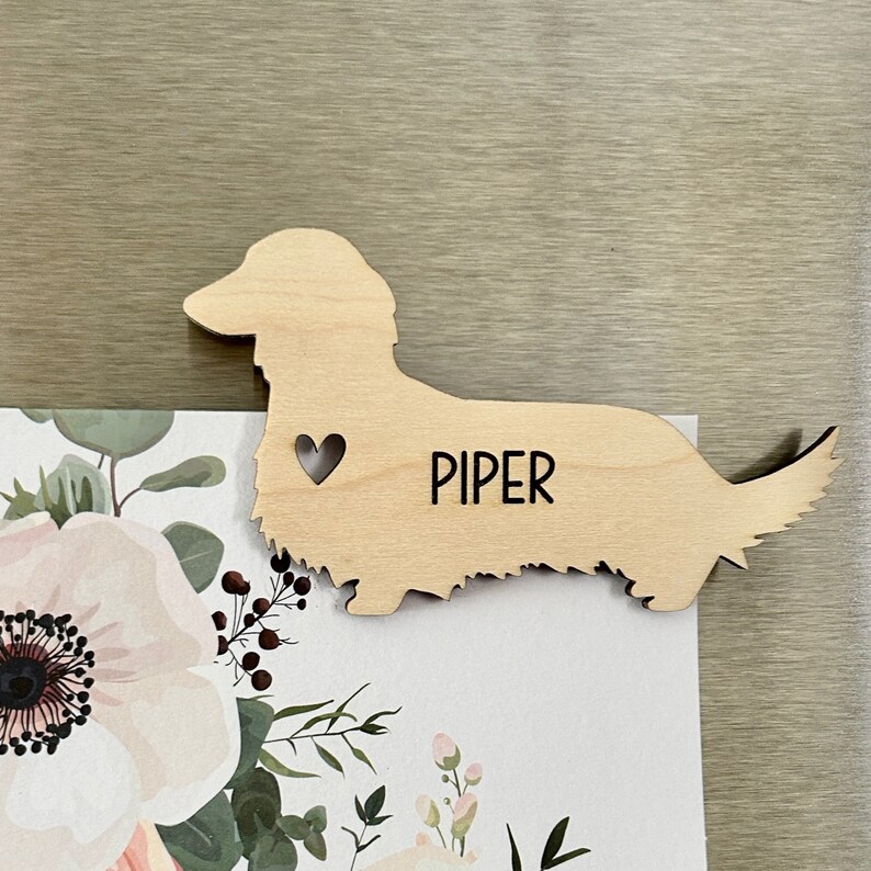 Dachshund Magnet, Long Haired Dachshund, Wire Haired Dachshund, long haired dachshund gifts, Dachshund Gift, Dachshund Mom, Dachshund Decor, Dachshund Home Decor, Dachshund Lovers, Doxie Mom, Doxie Mama, Wire Haired Doxie, Doxie Gift, Personalized