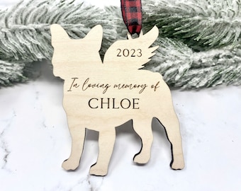 French Bulldog Memorial, Frenchie Ornament, Frenchie Memorial, French Bulldog Gift, French Bulldog Decor, Frenchie Dog Gifts, Frenchie Gift