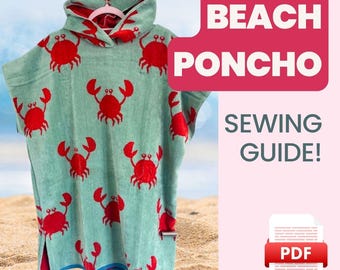 DIY Beach Poncho Sewing Guide - Learn to Make Your Own Hooded Changing Towel Robe