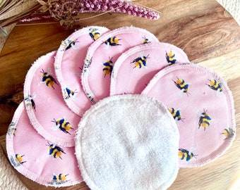 Reusable Make Up Pads // Soft, reusable make up wipes, Zero waste, Eco friendly make up pads, Facial rounds, Bamboo remover pads