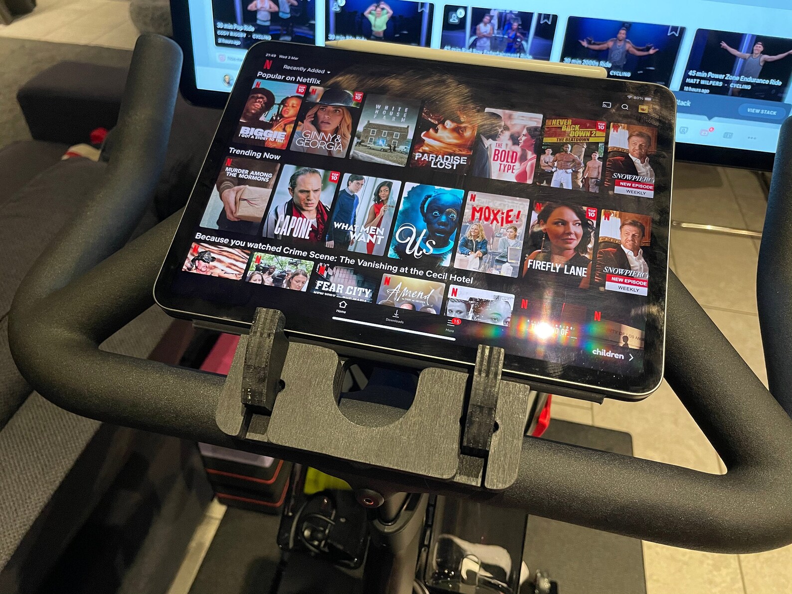 peloton laptop stand