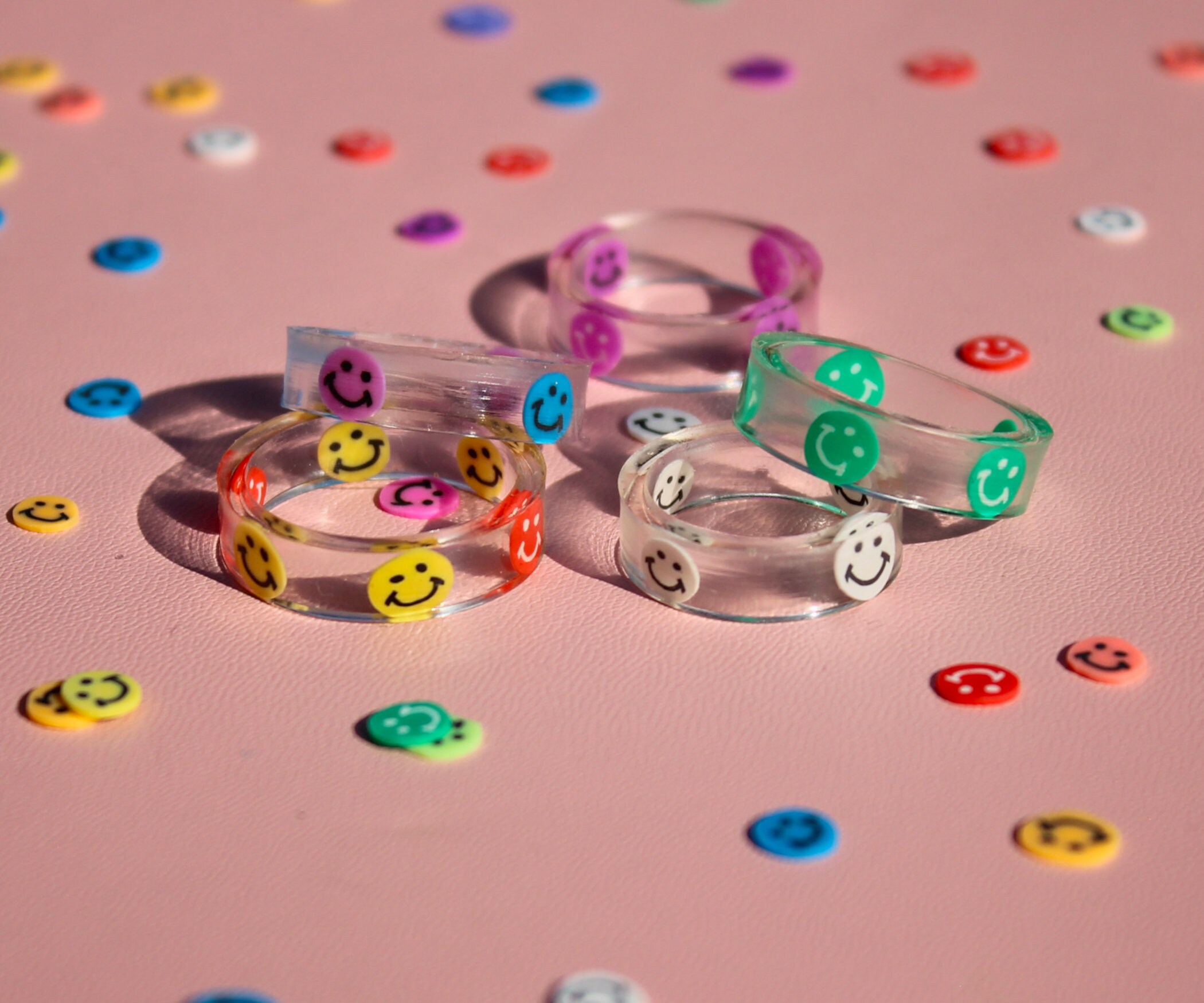 Smiley Ring Emoji Ring Happy Emoji Ring Happy Smiley Etsy