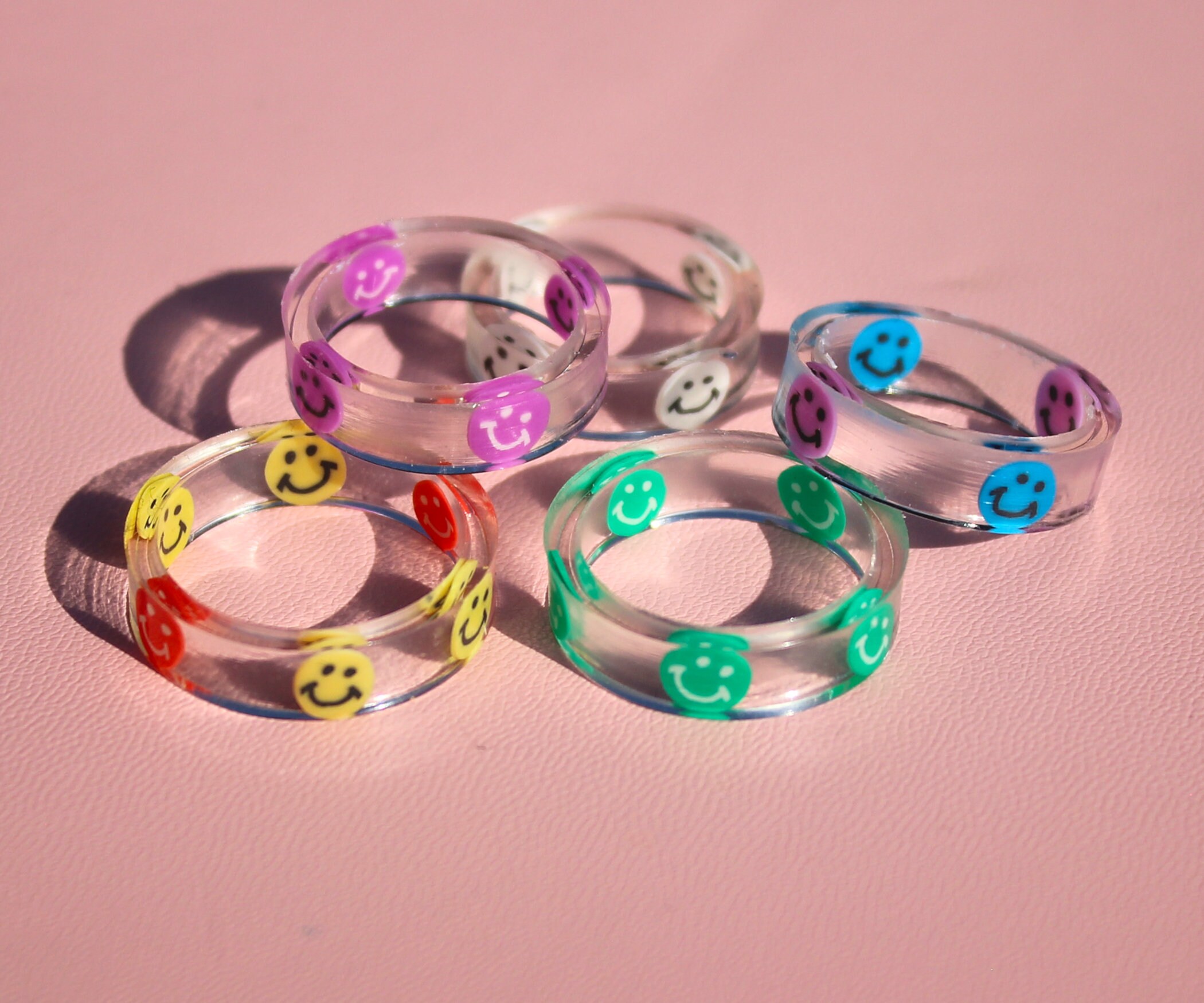 Smiley Ring Emoji Ring Happy Emoji Ring Happy Smiley Etsy México