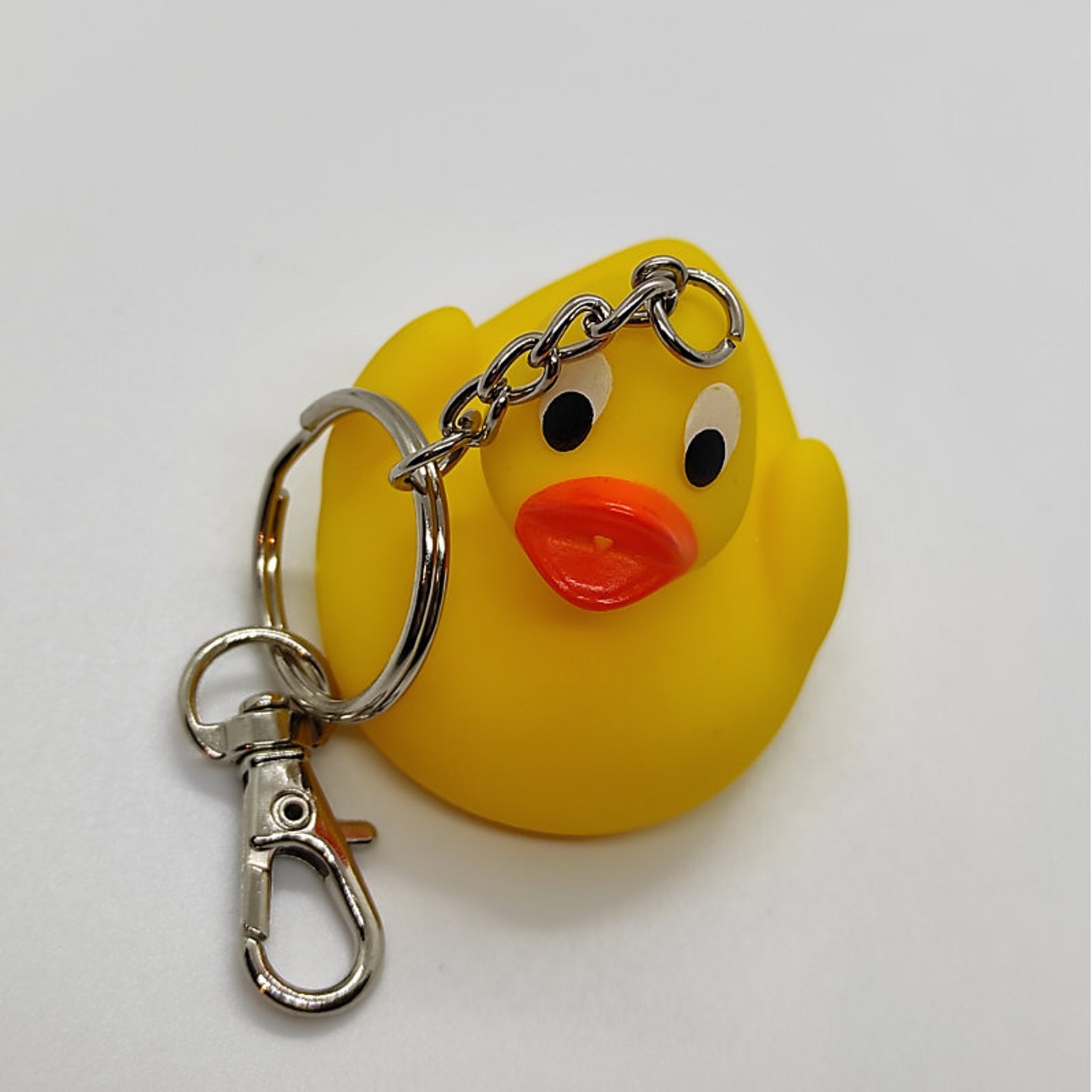 Yellow Rubber Duck Keychain Duck Key ring gelbe GummiEnte Etsy