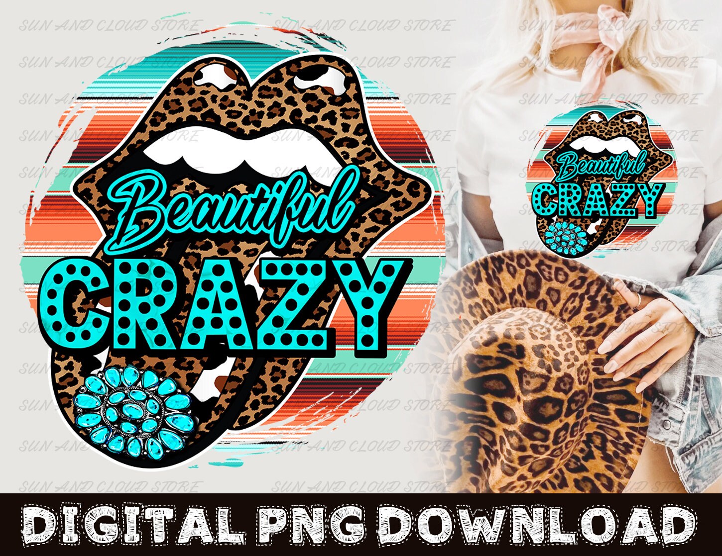 Crazy Girl Designs png files for sublimation Digital Download Prints