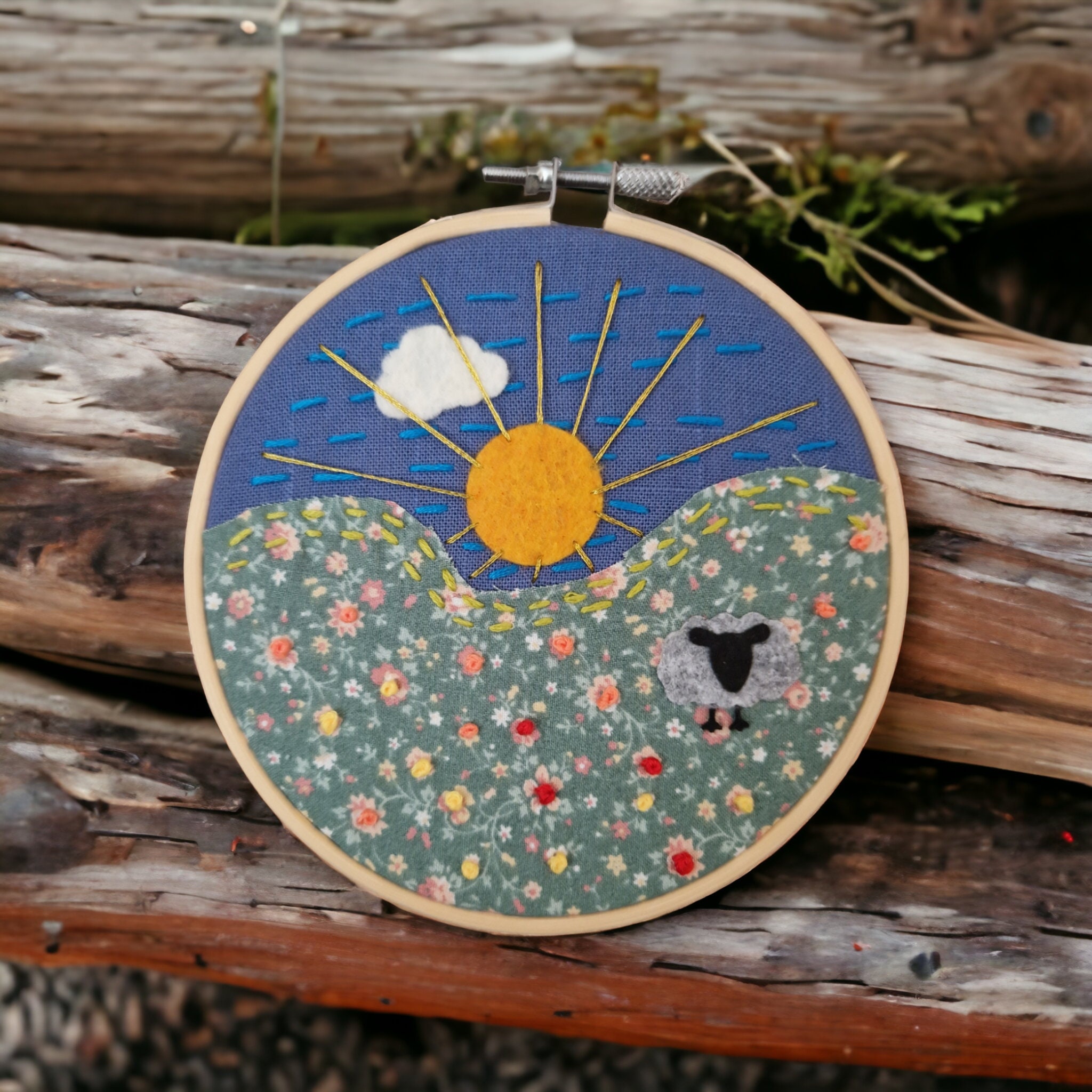 Hand Embroidered Art, Embroidery Art, Art Embroidery, Textile Art