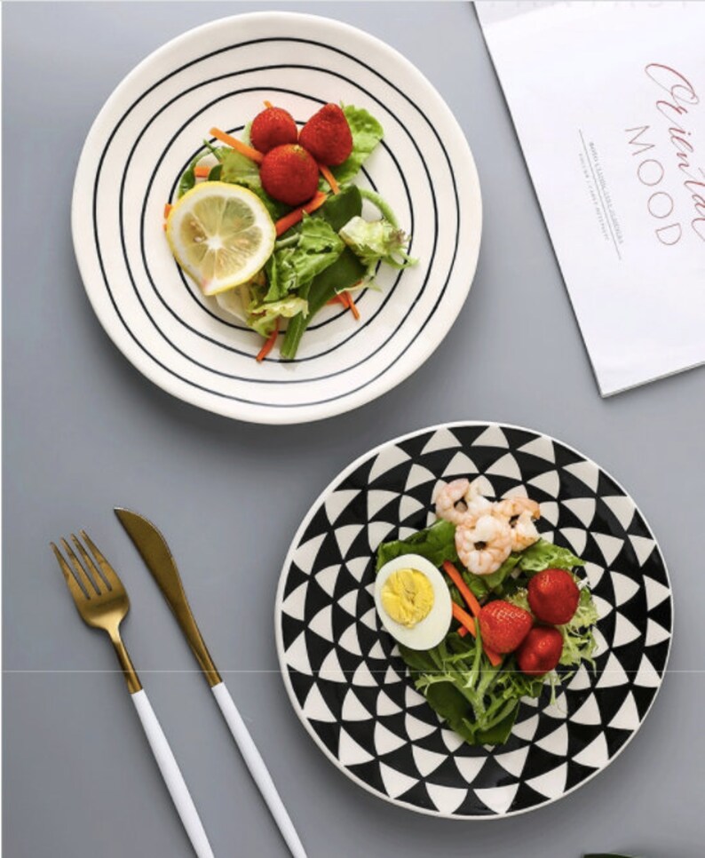 Ceramic Plate Coffee Cup Plate Coffee Mug Plate Tea Cup Etsy