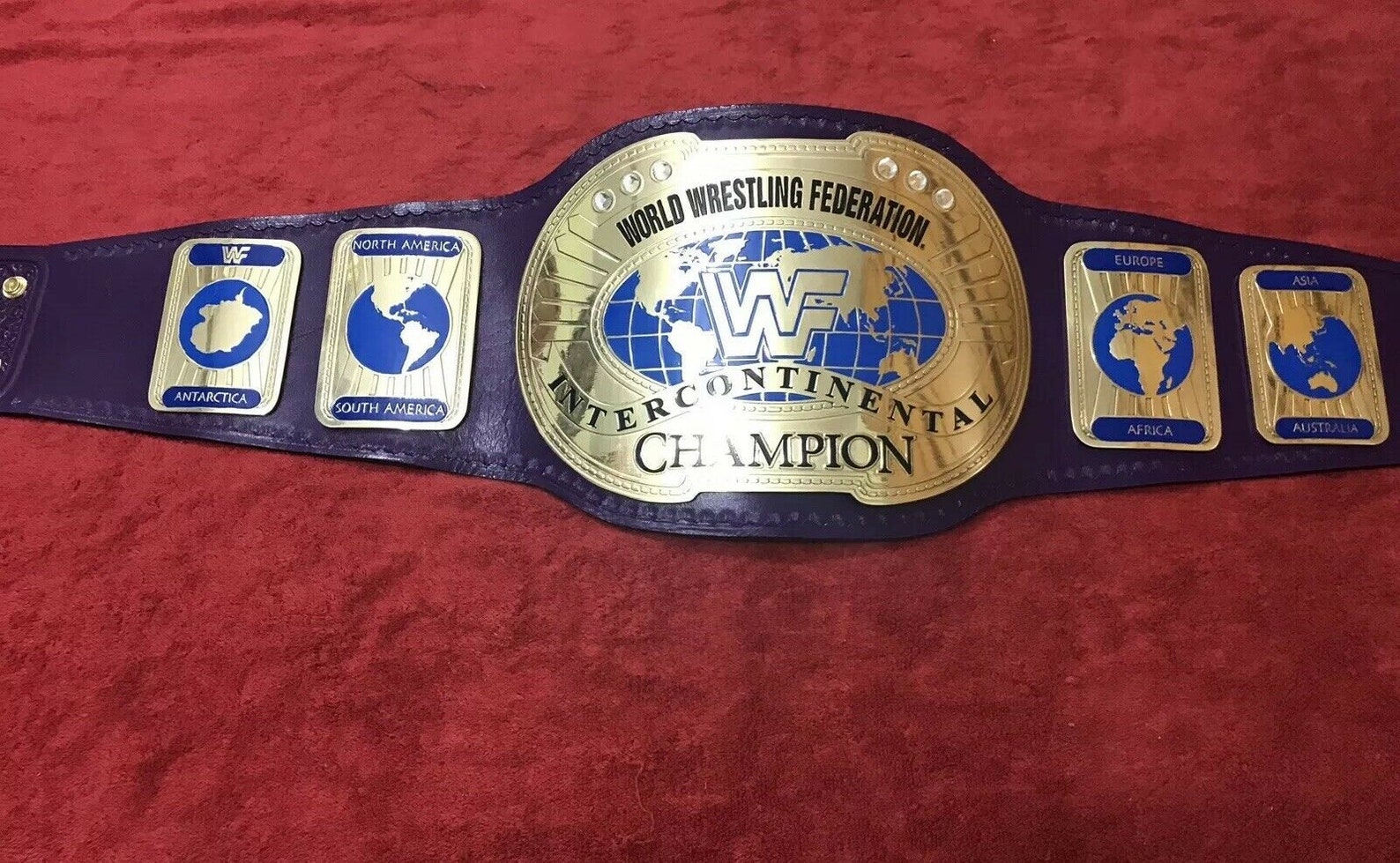 WWF IC OVAL intercontinental wrestling championship belt in Etsy