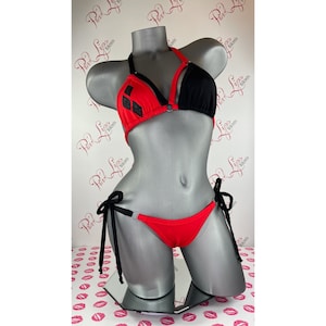Harley Quinn Inspired Bikini Etsy Hong Kong