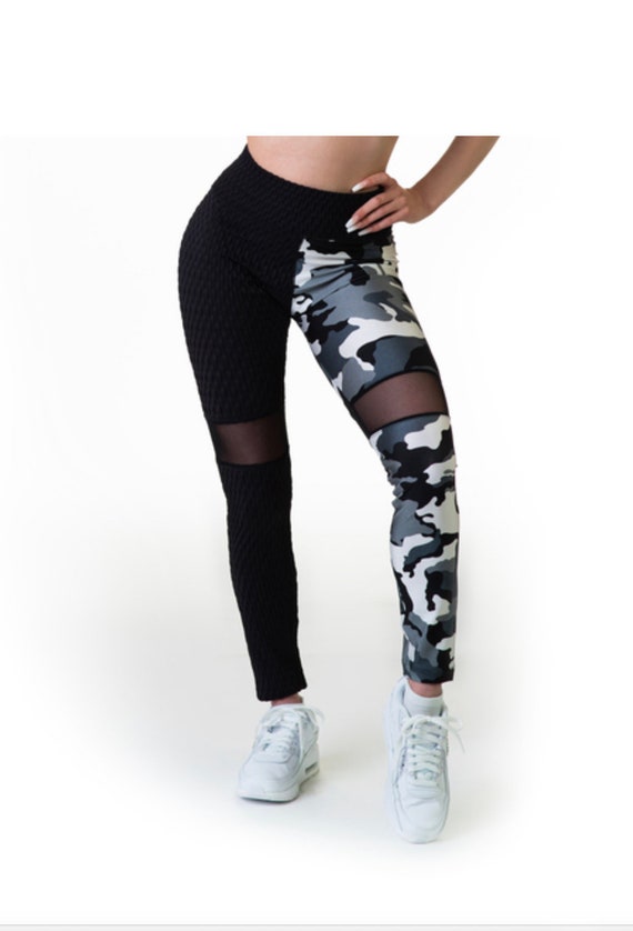 Grey army leggings clearance