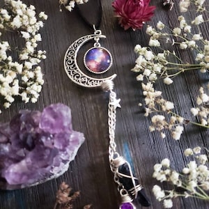 Nebula Car Charm, Galaxy Car Charm, Space Car Charm, Boho Gift Idea, Handmade Gift Idea, Charm for Car Mirror, Mirror Car Charm