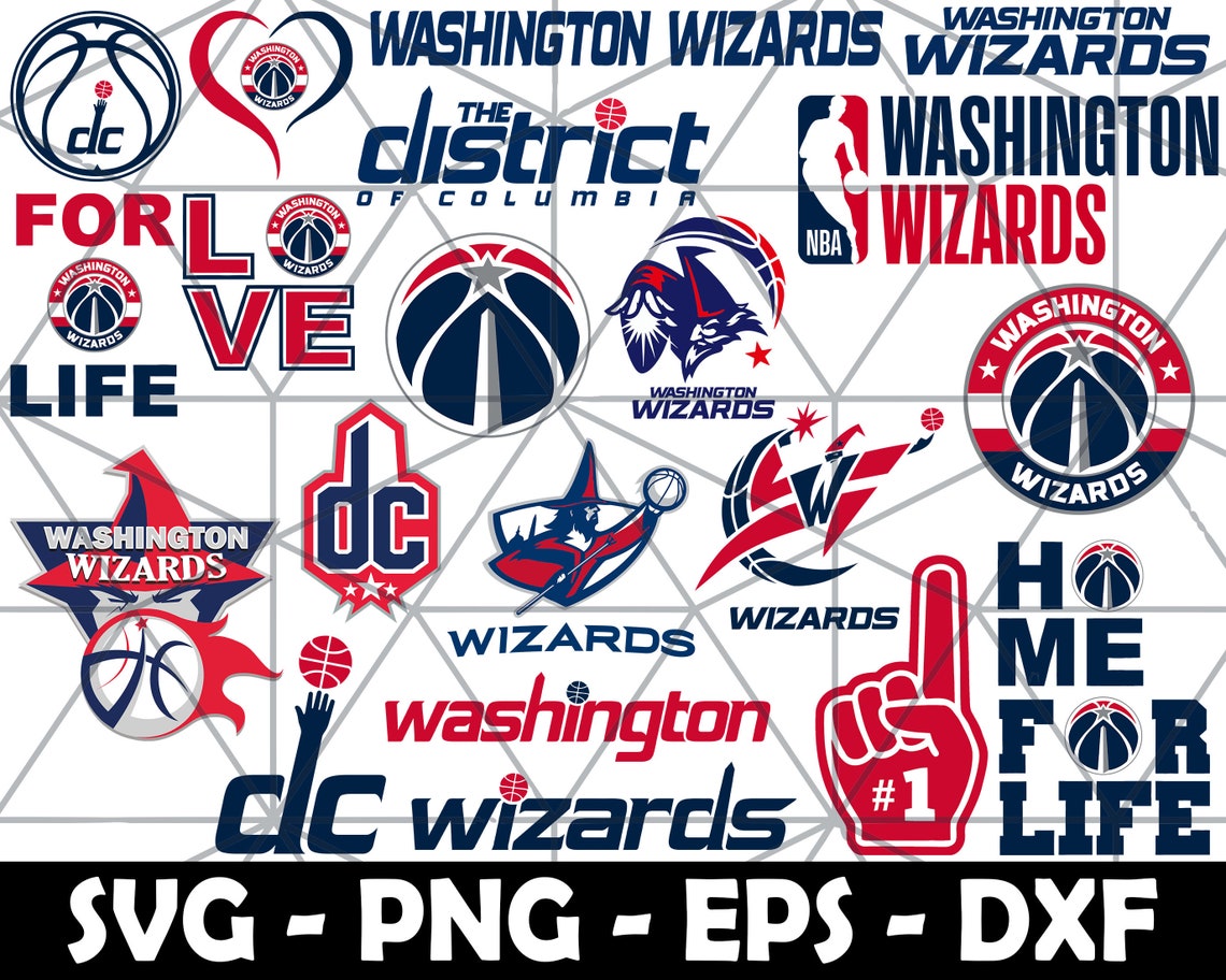 Download Combo 21 Washington Wizards Bundle Svg NBA sports Washington | Etsy
