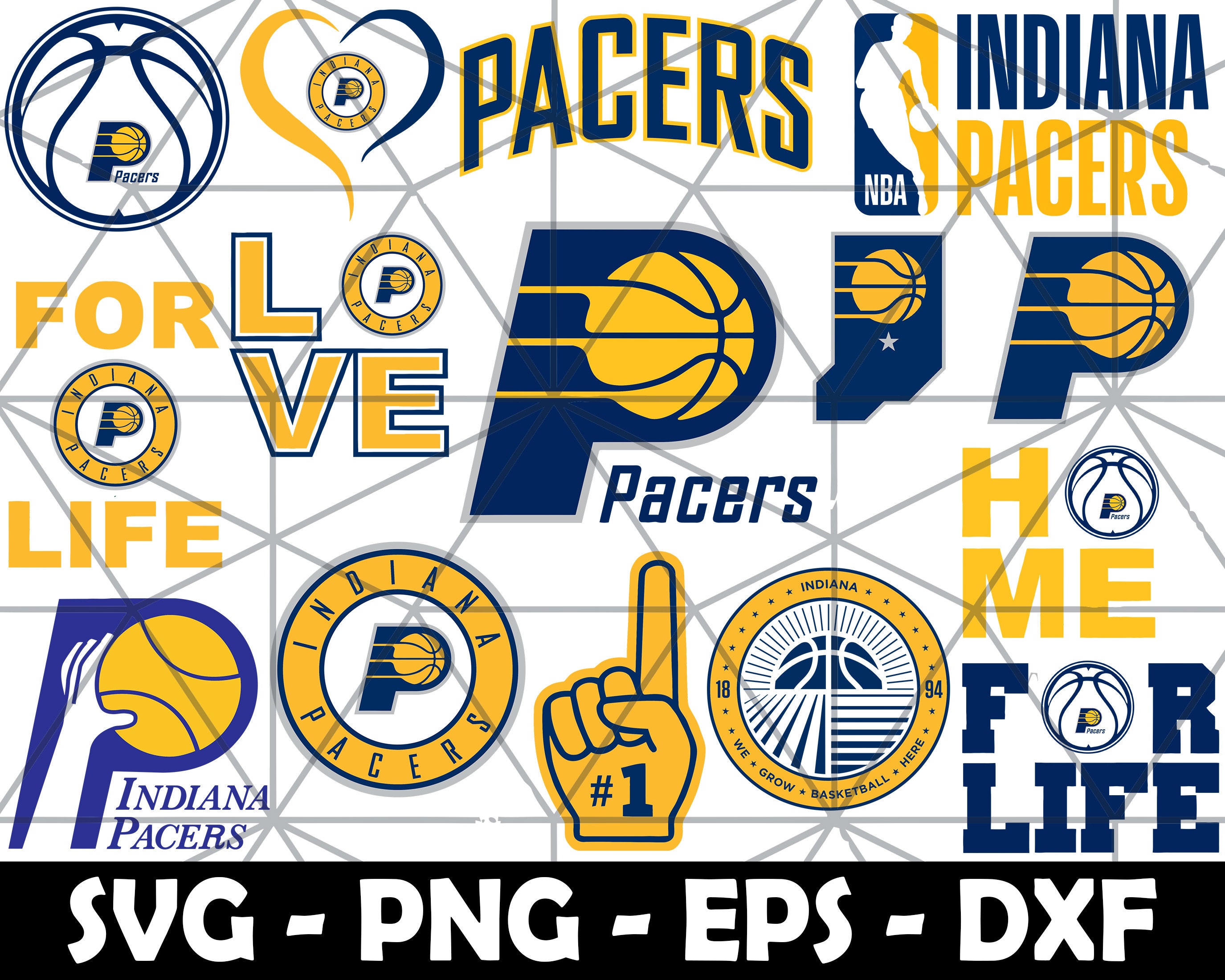 Download Combo 15 Indiana Pacers Bundle Svg NBA sports Indiana ...