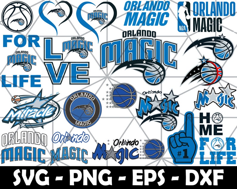 Download Combo 23 Orlando Magic Bundle Svg Nba Sports Orlando Magic Etsy