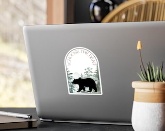 I choose the bear sticker