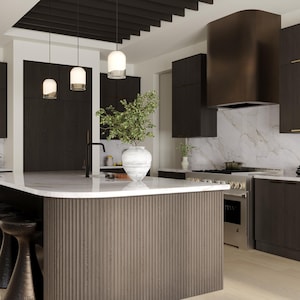 Kitchen Interior Designs, Kitchen 3D Rendering, 3D Architectural Rendering, Realistic Visualization Rendering, Custom Kitchen Design