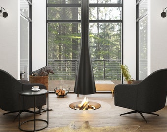 Renderizado de diseño de interiores 3D personalizado, visualización realista