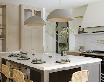 Renderizado 3D de cocina personalizada, visualización de diseño de interiores