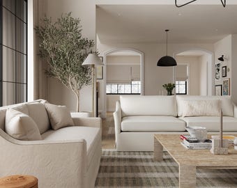 Renderizado de diseño de interiores en 3D, visualización realista, servicio personalizado