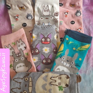 My Neighbour Totoro/Studio Ghibli Style Adults Casual Socks - Lucky Dip