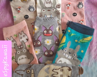My Neighbour Totoro/Studio Ghibli Style Adults Casual Socks - Lucky Dip