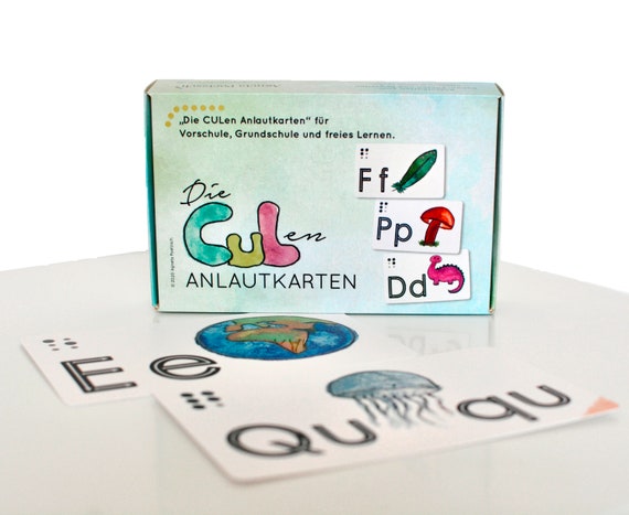 ABC Braille learning cards feeling and comprehension The culen tickets for seeing Braille letter cards; Braille ABC cards