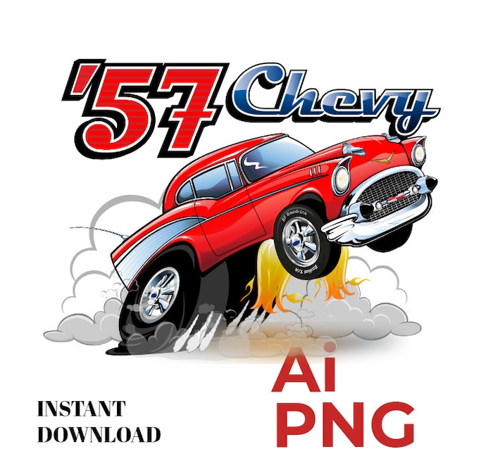 57 Chevy - Etsy